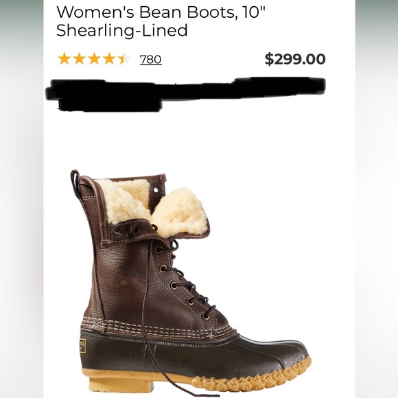 LL Bean Duck Boots 10” shearling lined size 7 women’s, with Sherpa insoles - Picture 10 of 11